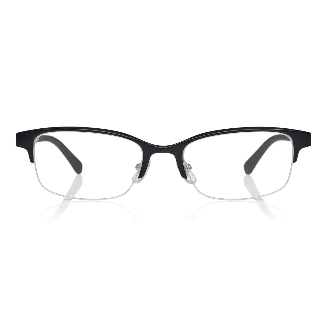 OWNDAYS | AIR Black Half Rim Browline right side